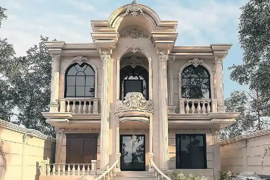 اجرای نما رومی ساختمان