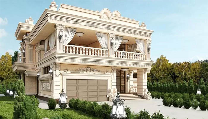 انواع نمای ساختمان دو طبقه