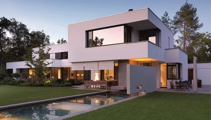 انواع نمای ساختمان دو طبقه