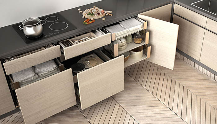 چیدمان کابینت آشپزخانه