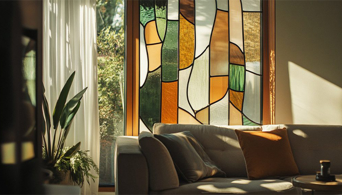 کاربرد شیشه رنگی در دکوراسیون داخلی