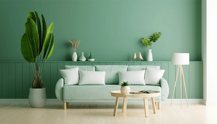 مکمل رنگ سبز در دکوراسیون