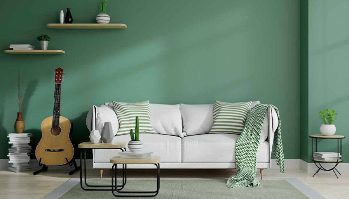 مکمل رنگ سبز در دکوراسیون