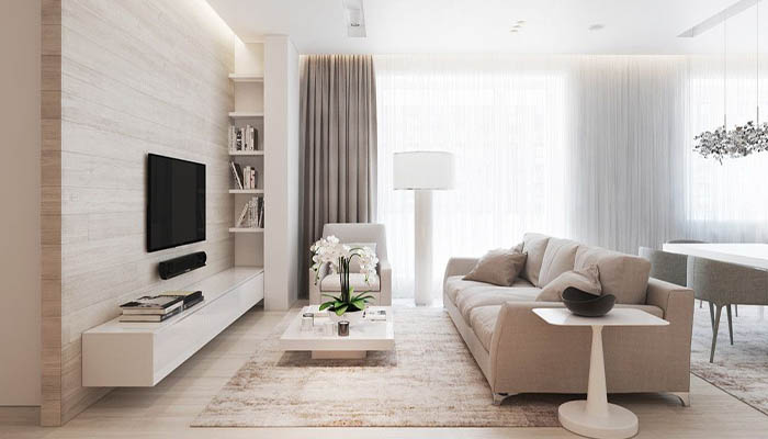 مکمل رنگ کرم در دکوراسیون