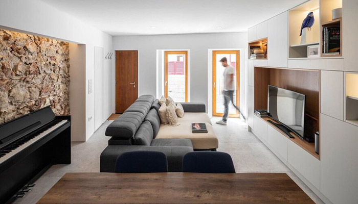 دیزاین سالن مستطیلی