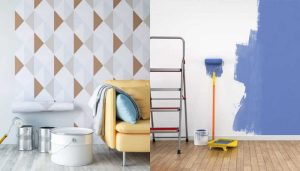 مقایسه قیمت رنگ و کاغذ دیواری