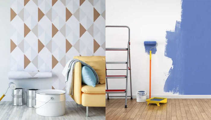 مقایسه قیمت رنگ و کاغذ دیواری