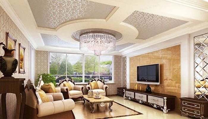 نصب کاغذ دیواری روی سقف